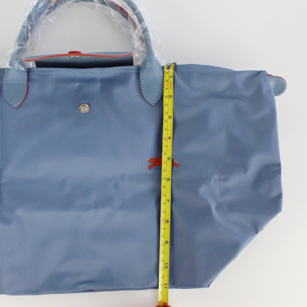 NWT LONGCHAMP Le Pliage Tote Bag, Blue/Mist - Picture 10 of 16